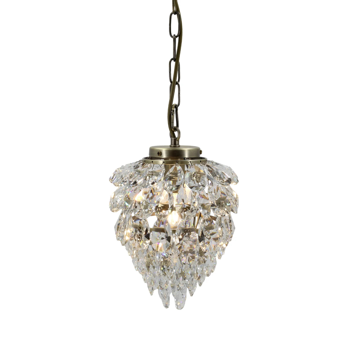 Chic Antique Versailles Dråbe lysekrone - 22x18