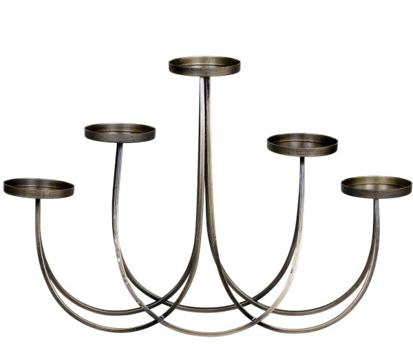 Chic Antique 5-armet stage - antik messing