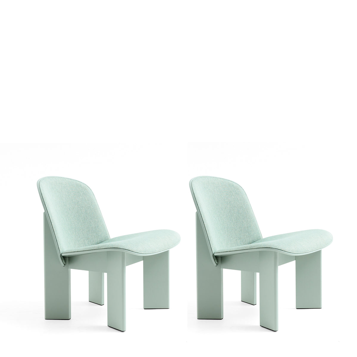 HAY Chisel Lounge Chair - Eucalyptus - Metaphor 023 - 2 stk. Samlet - DEMO.