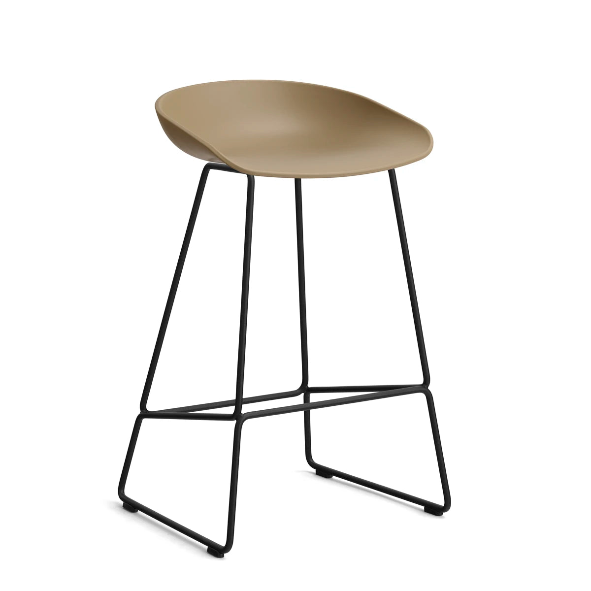 HAY About a Stool - AAS 38 Barstol - Sort Stål - H:65cm
