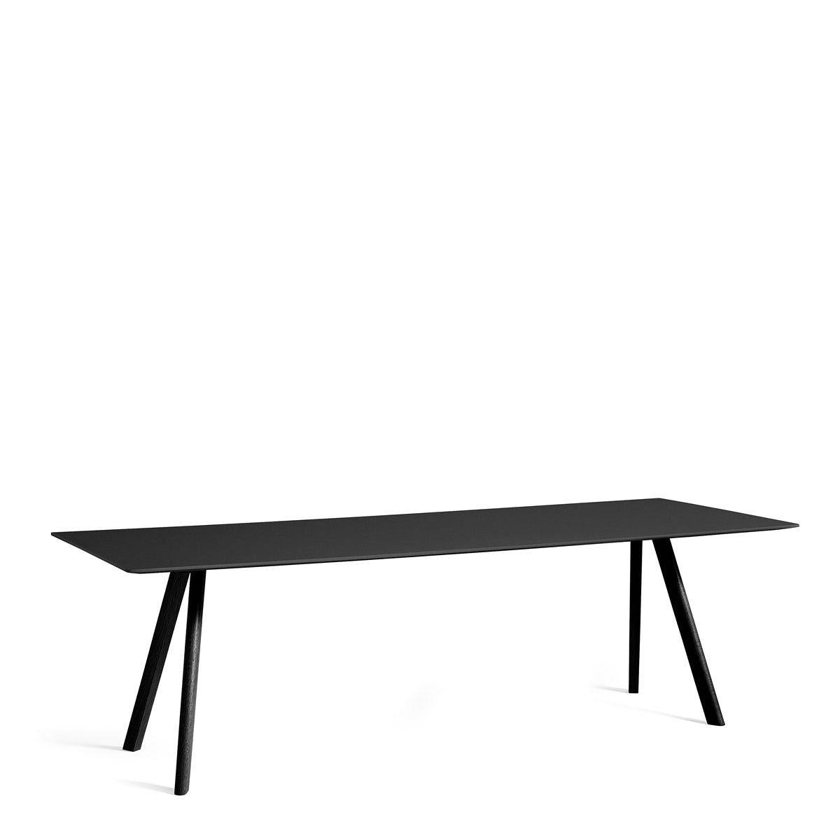 HAY CPH 30 Table - 250x90cm - Sort Linolium - Sort