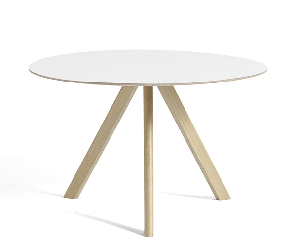 HAY CPH 20 Round Table - Ø120cm - Eg - Hvid Laminat Top