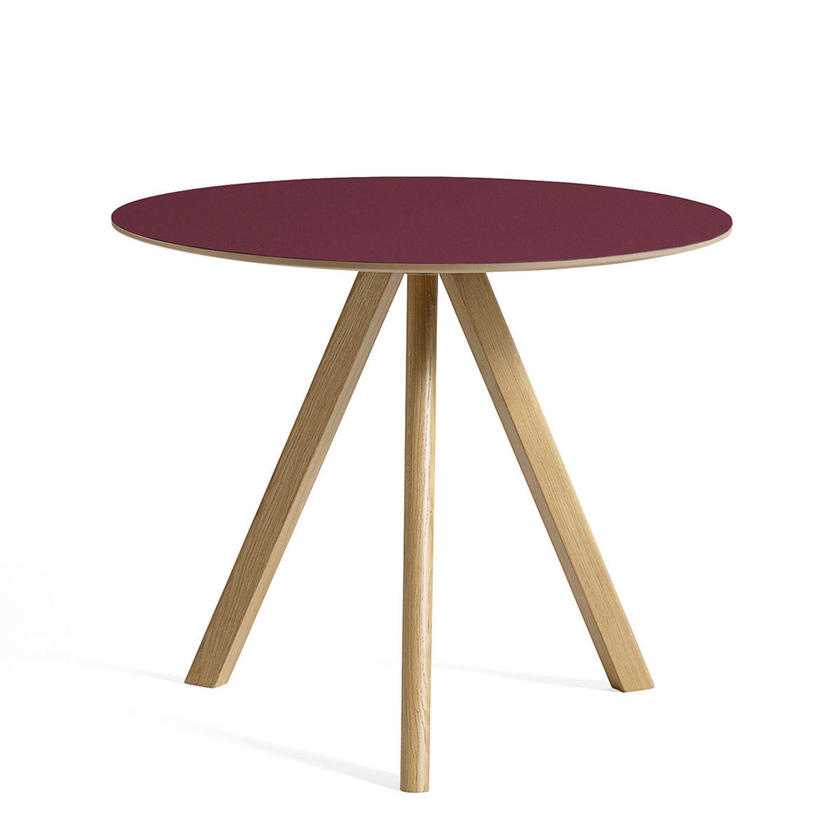HAY CPH20 Round Table - Ø90cm - Eg - Linolium Top