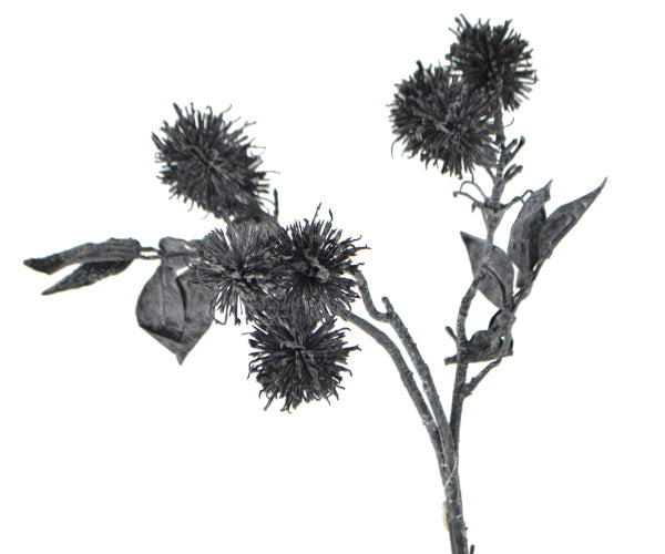 Deko Florale Pompom gren - sort