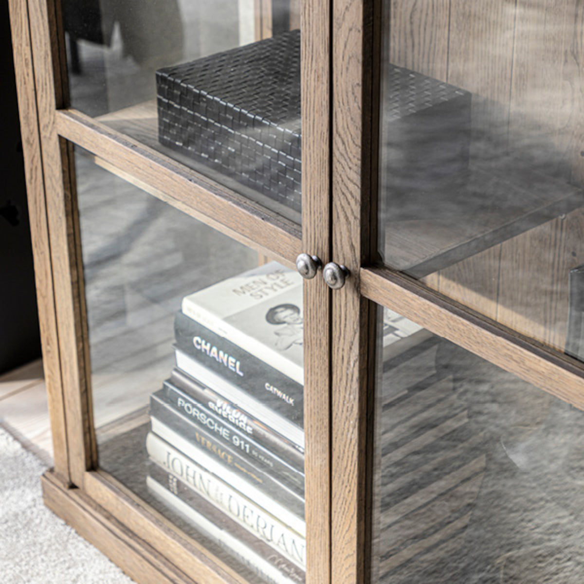 Artwood Denver vitrineskab - 220x170x40 - oak