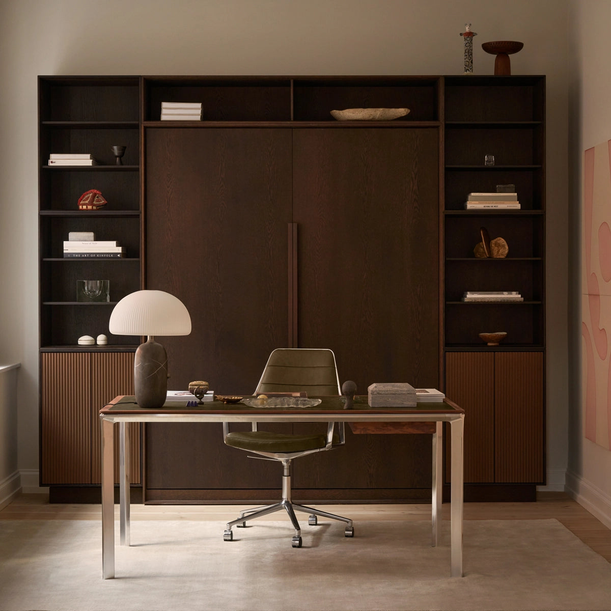 Vipp 432 Workdesk - Walnut - Bosco Leather