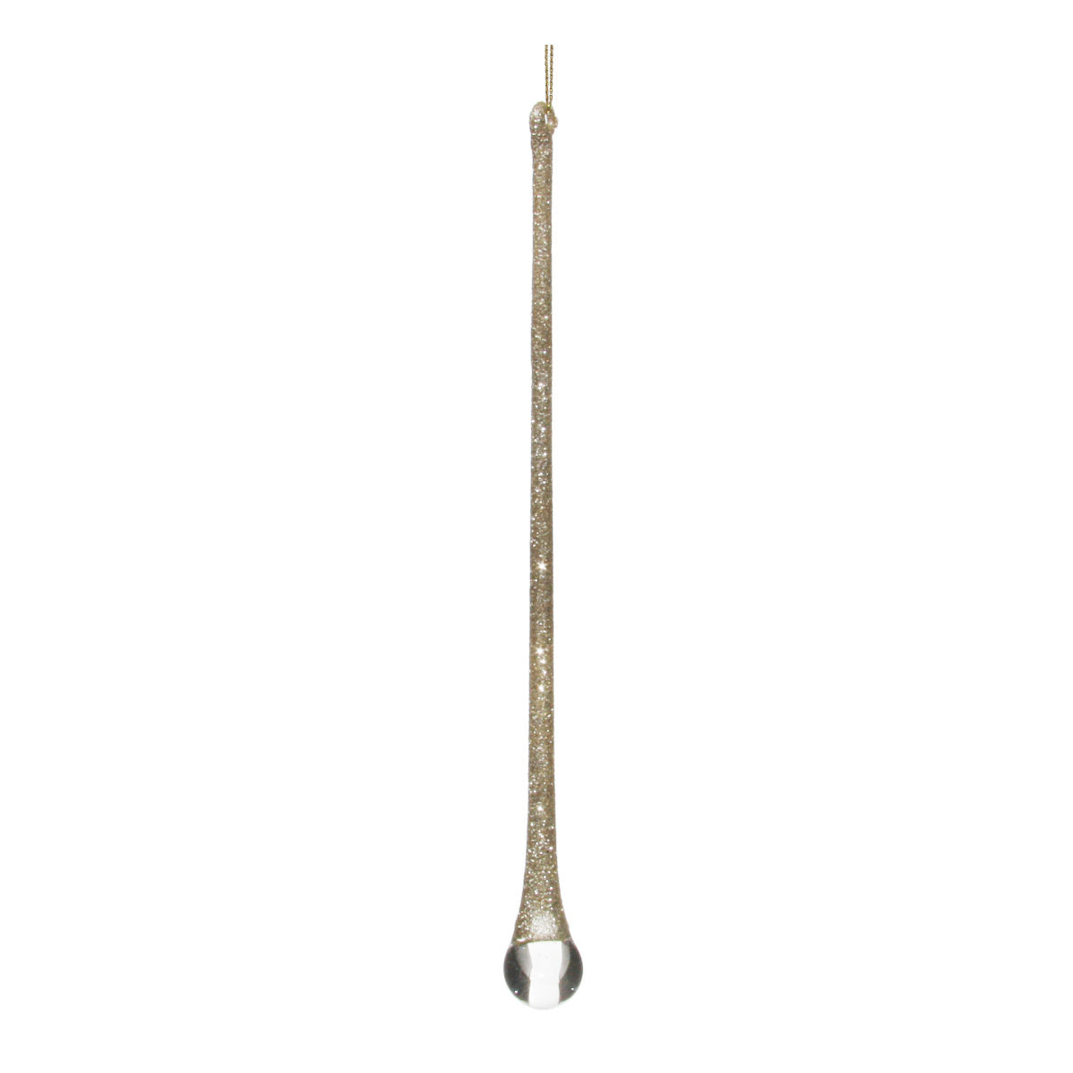 Shishi Drop ornament - champagne - 25 cm