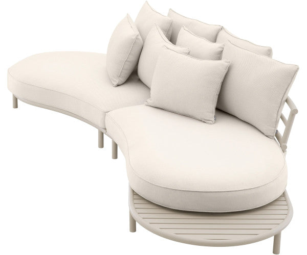 Eichholtz Laguno sofa - 330 - sand finish / lewis off-white grey