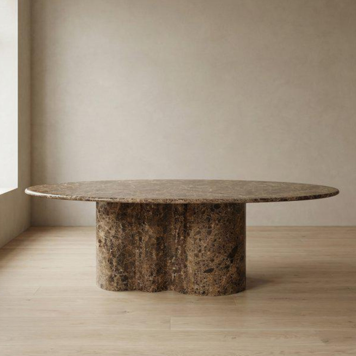 Jakobsdals Alaia spisebord - brun marmor - 240x130