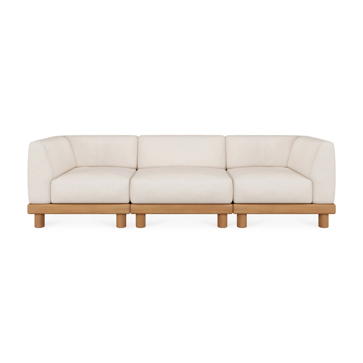 Ethnicraft Monocle Outdoor Modular Sofa Set 3 - 249x83cm.
