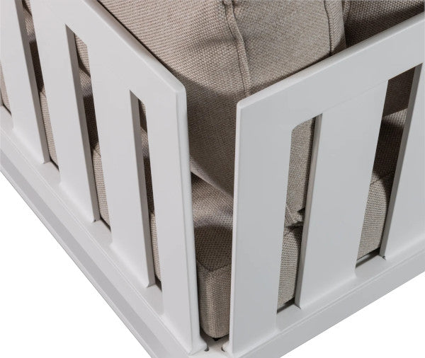 Exotan Flint Outdoor hjørnesofa - white / natural