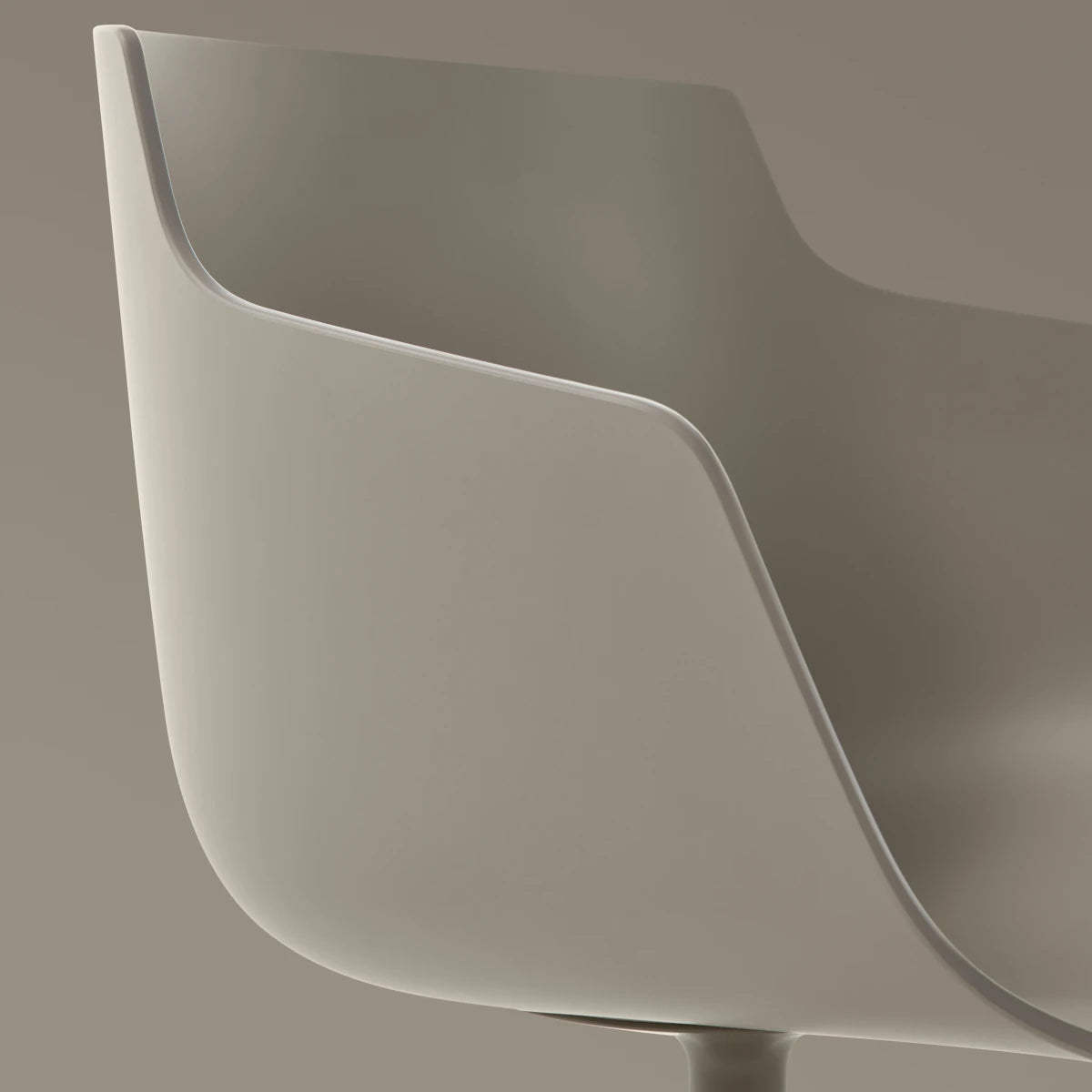 Mdf Italia Flow Chair - Søjleben - Frontpolster - Etis Stof