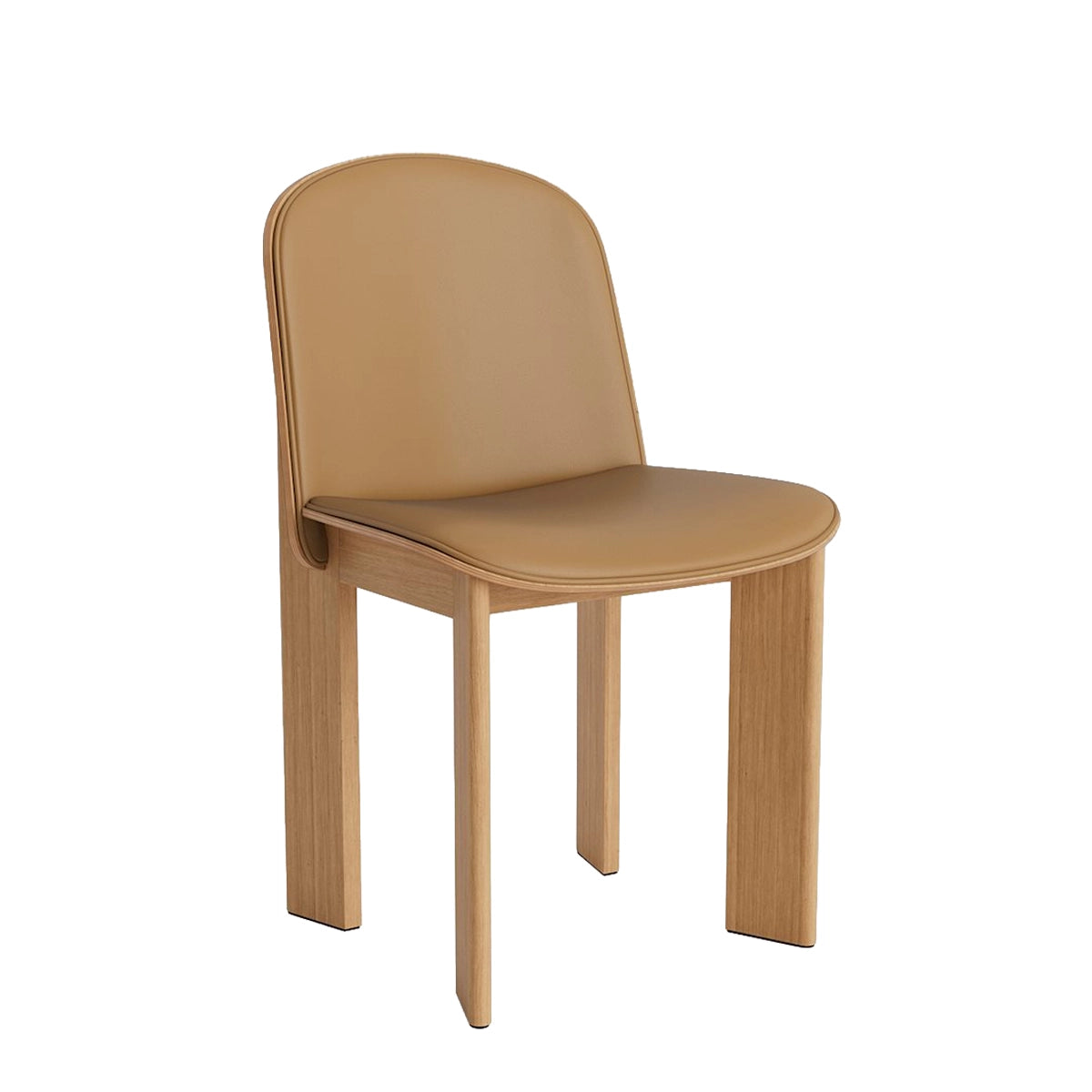 HAY Chisel 65 Chair - Eg Olieret - Grano Læder - Cognac