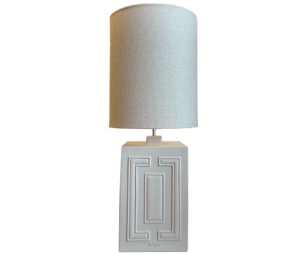 hallbergs of sweden stucco lampe greige