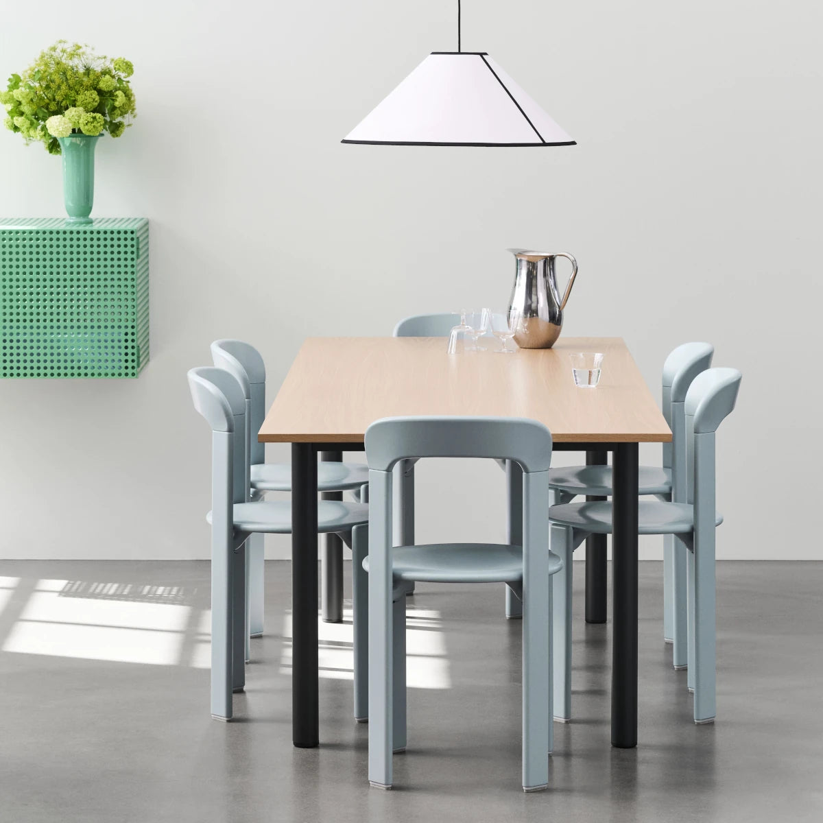 HAY - Annex Table Overhang - 240x90 - Charcoal