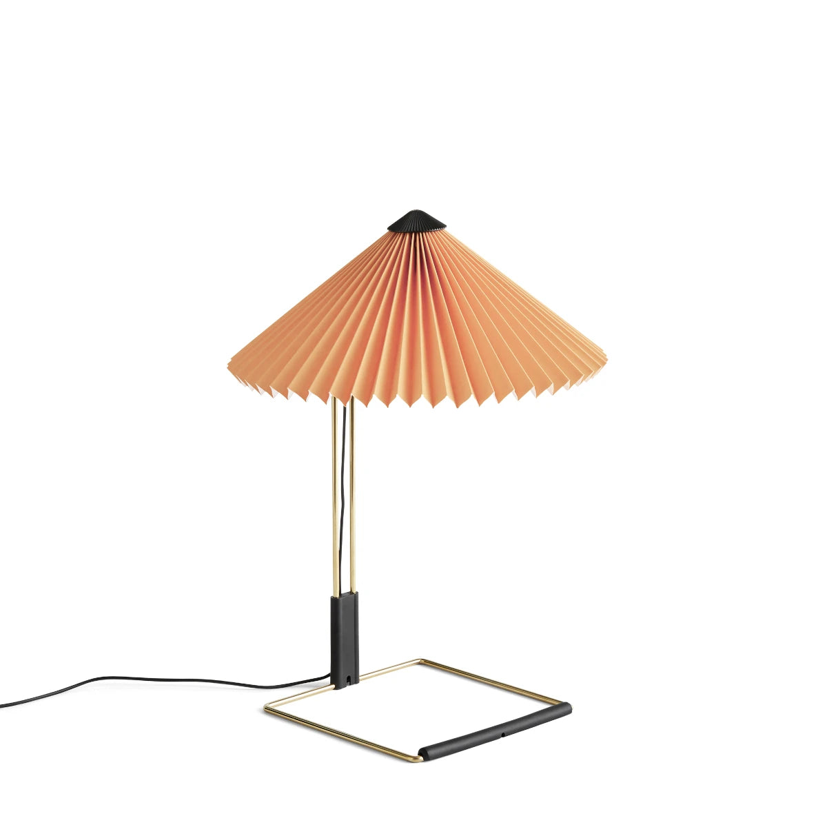 HAY Matin Bordlampe - Small - Peach/Brass