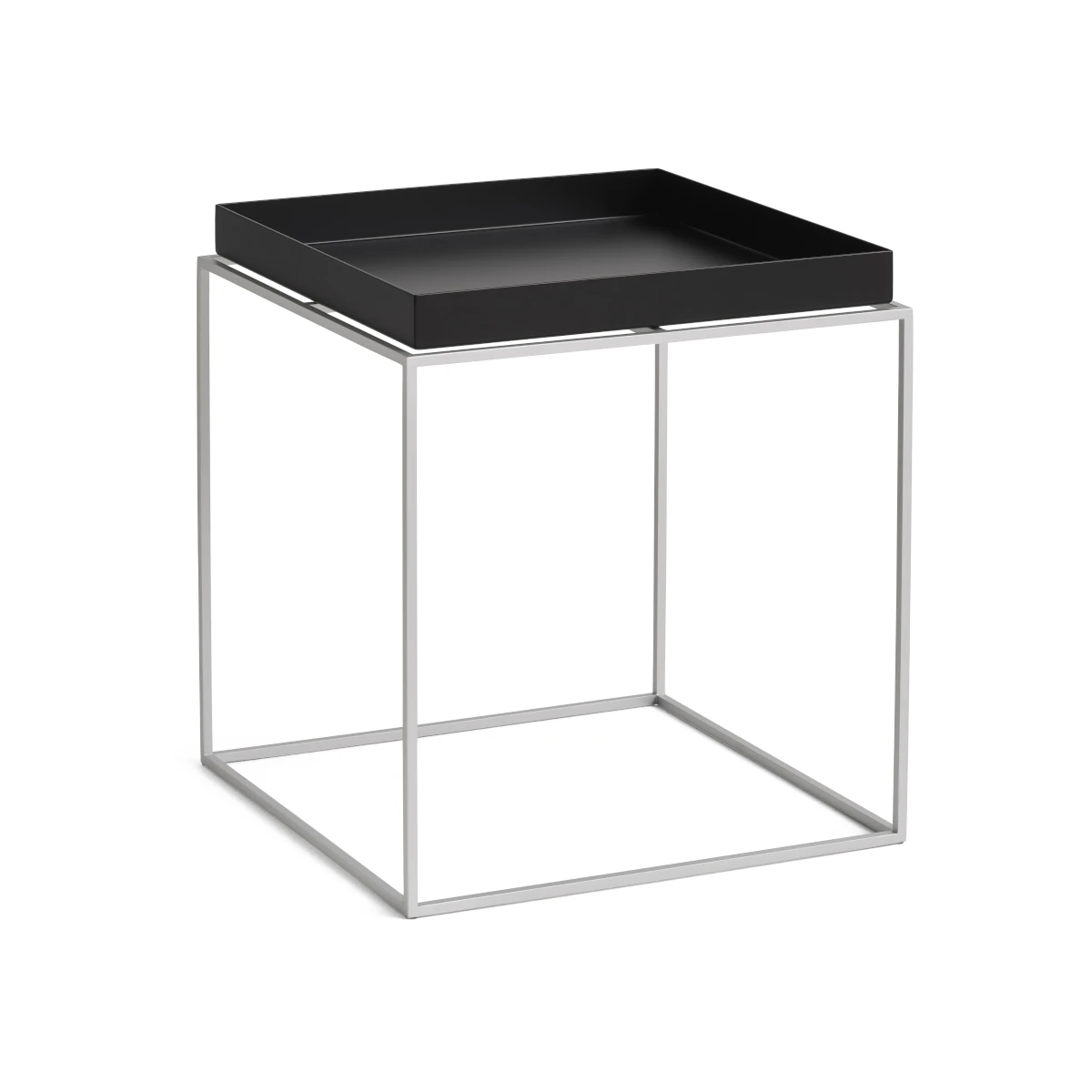 HAY Tray Table - 40x40cm - Medium - Silikonebelagt stål base