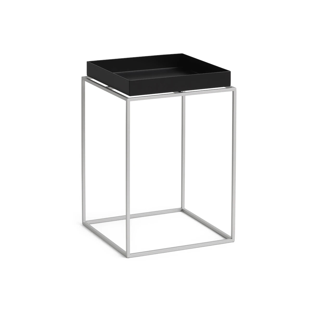 HAY Tray Table - 30x30cm - Small High - Silikonebelagt stål base