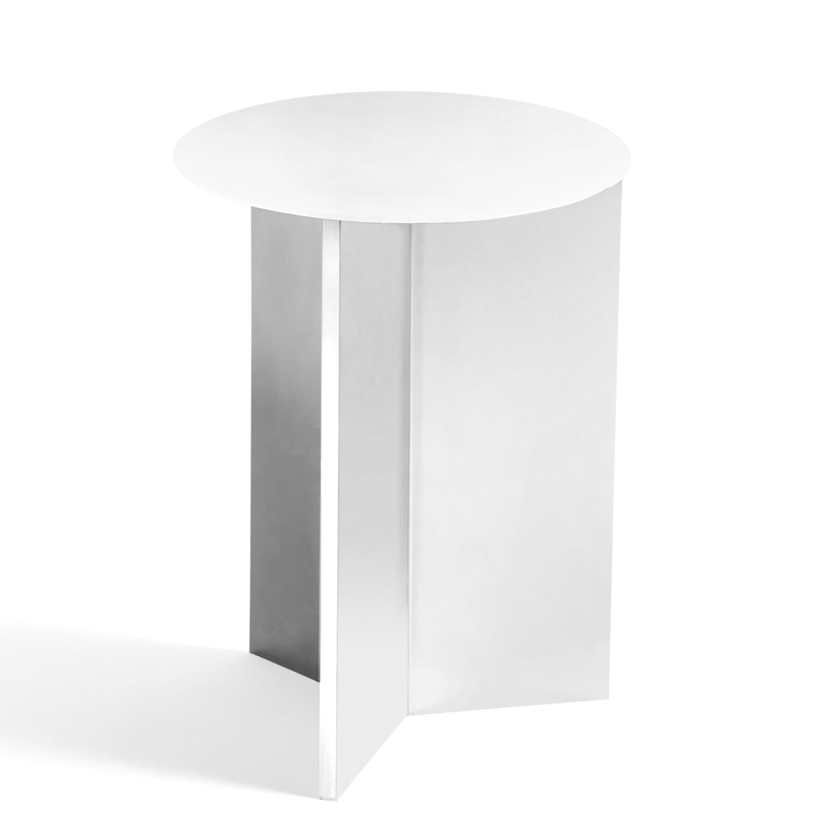 HAY Slit Table - Round - High - White