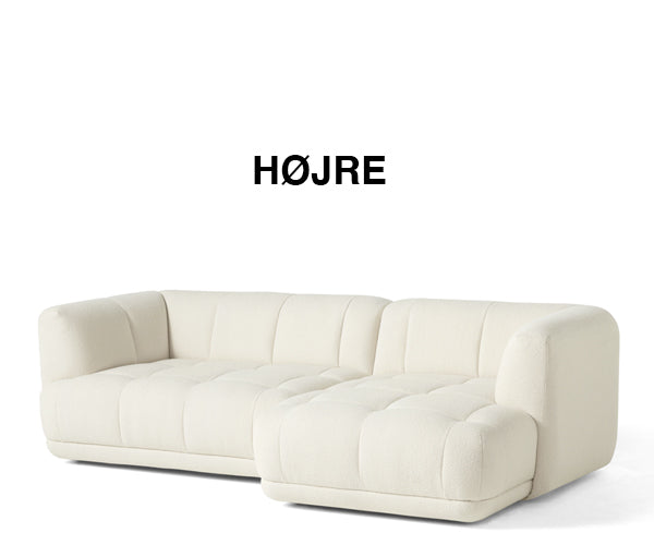 HAY Quilton Sofa - Combination 19 - Flamiber Cream A5