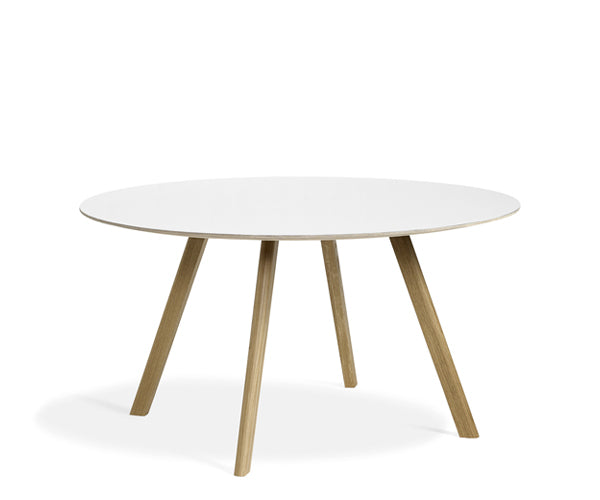 HAY CPH25 Table - Hvid Laminat - Eg Matlak