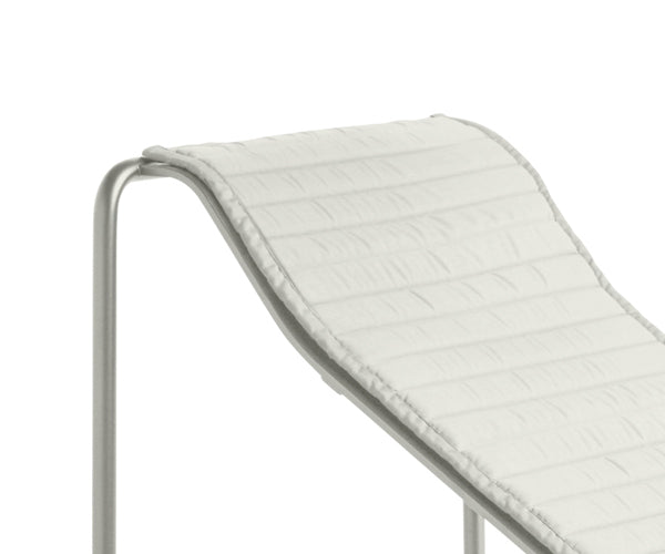 HAY Palissade Chaise Lounge Hynde - Quilted - Sky Grey