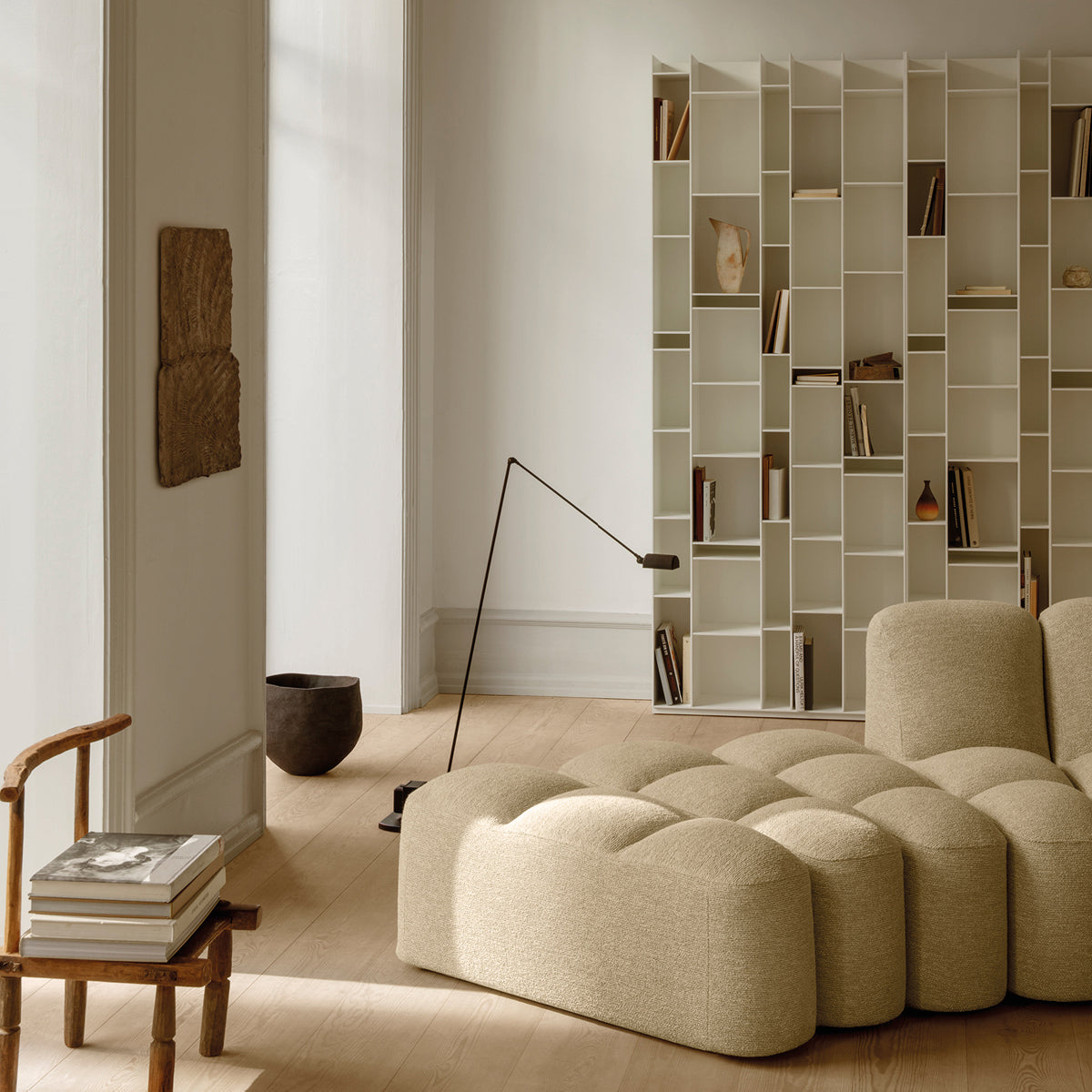 Mdf Italia Random Reol - 2C  - Ivory White