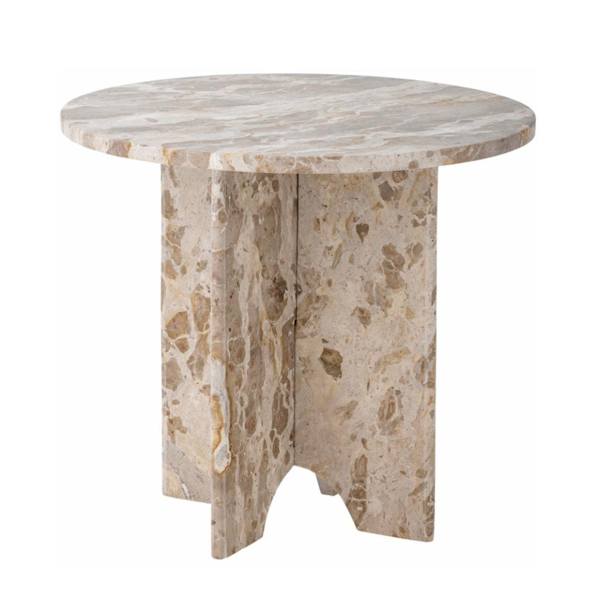 Bloomingville Jasmia sidebord - 46x42 - beige/brun