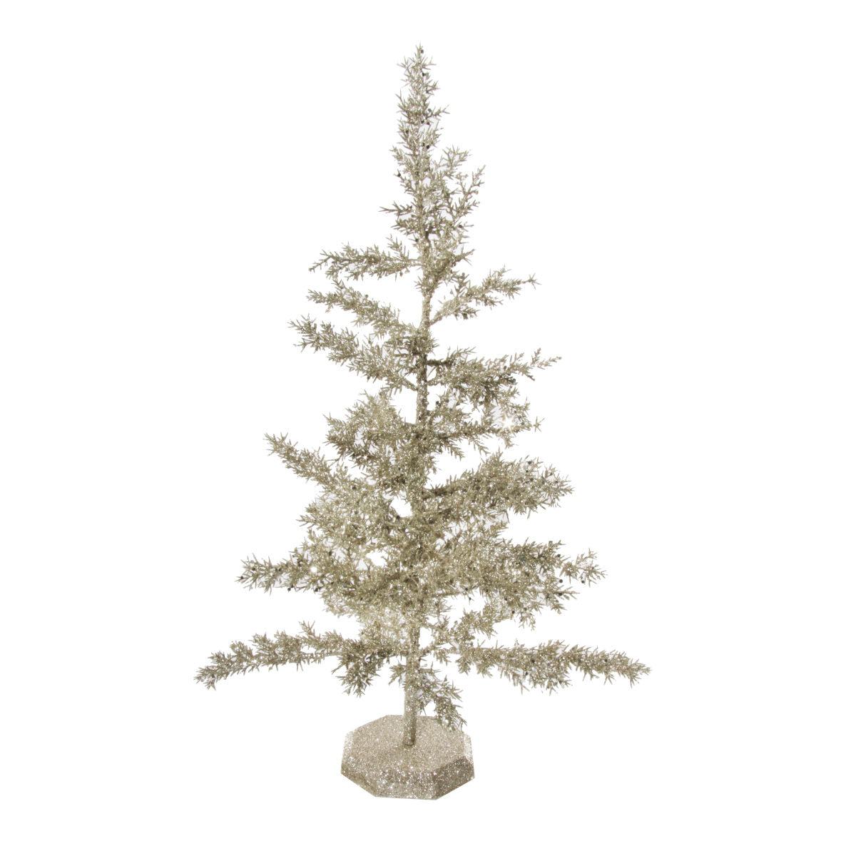 Shishi Glitter juletræ - silver - 55 cm