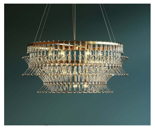 Kare Design Adele lysekrone - 87x39 - clear