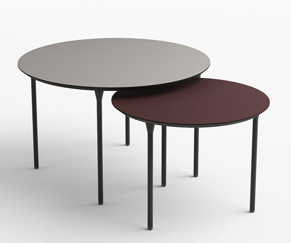 Thomsen Furniture Katrine Sofabord Sæt - Ø80+Ø63 cm. - Nanolaminat
