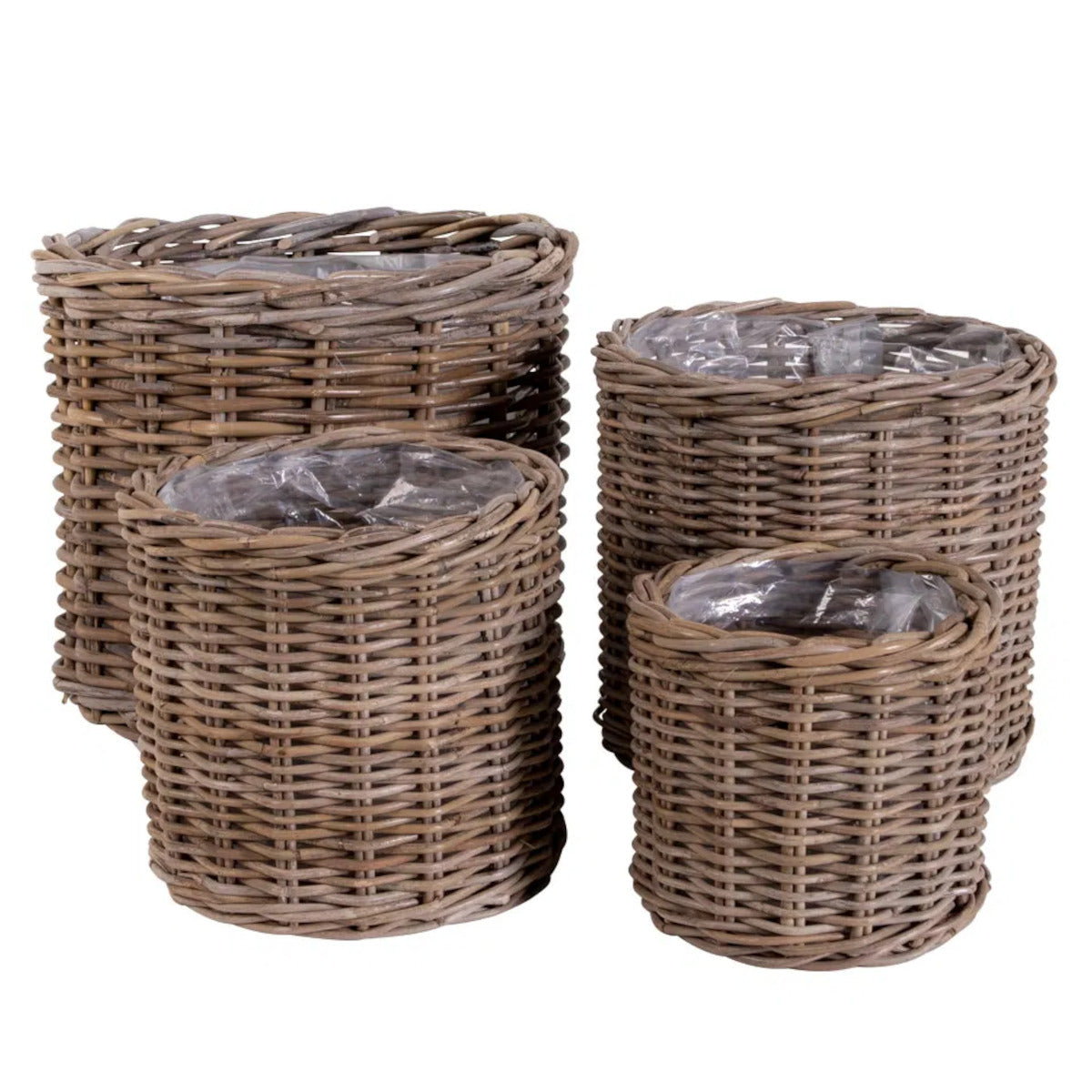 Kubu Rattan kurvesæt - sæt á 4