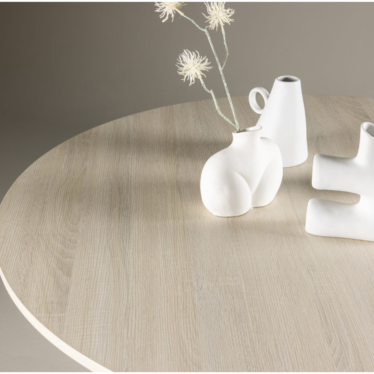 Venture Design Lanzo spisebord - hvidpudset - 120