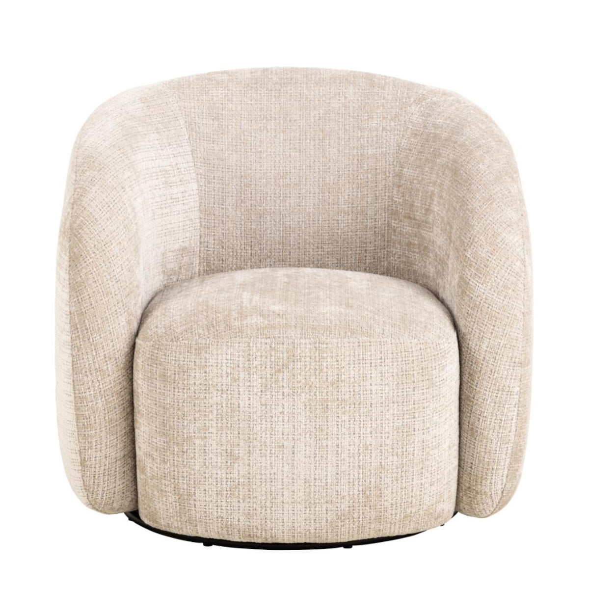 Juto lænestol - m/drej - beige