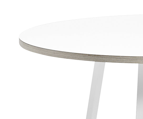 HAY Loop Stand Bord - Ø105cm - Hvid Laminat