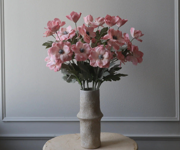 Botané Anemone blomst - lyserød
