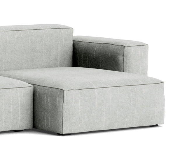 HAY Mags Soft Sofa - Low Arm - 2.5 Pers. Combi 3 - Random Fade Light Grey