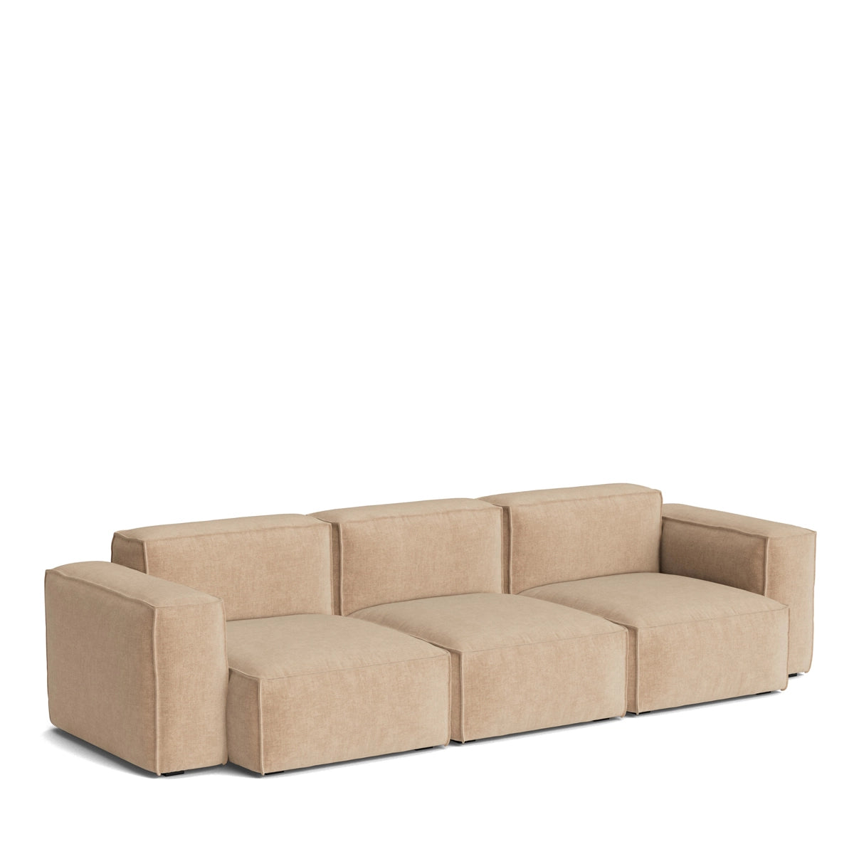 HAY Mags Soft Sofa - Low Arm - Combination 1 - Aftageligt Betræk - Overlap 01