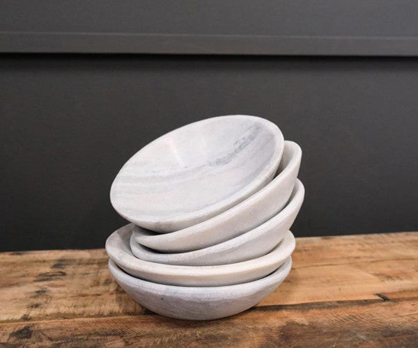 Trademark Living Rangaz Marmor skål - 15 cm