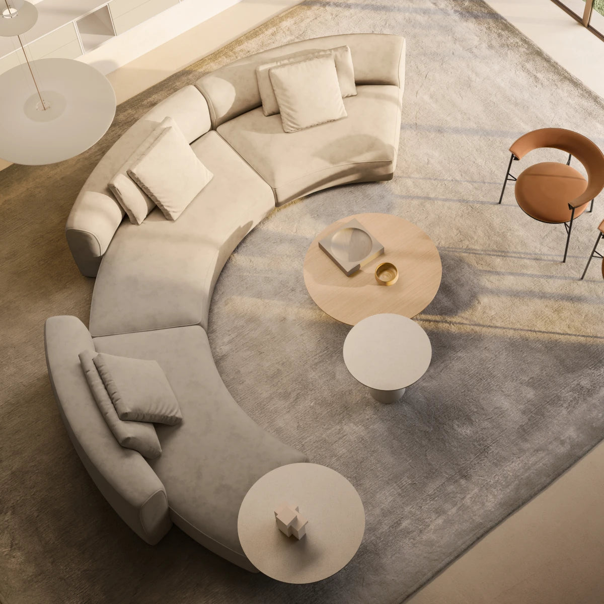Mdf Italia Cosy Curve Sofa