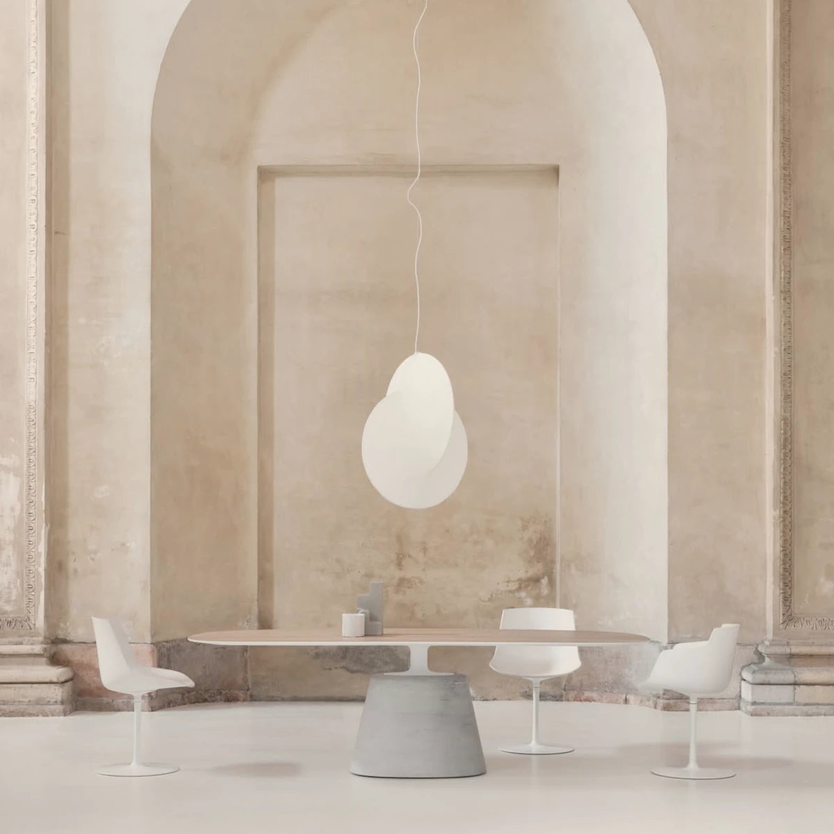 MDF Italia Flow Slim Armchair - Søjleben