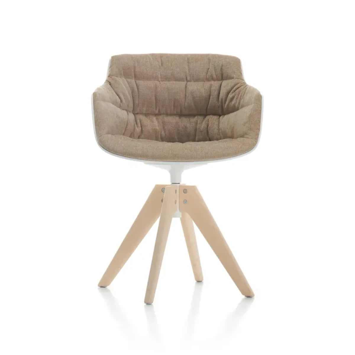 MDF Italia Flow Armchair - 4 Træben (VN) - Frontpolstret - Anima Stof