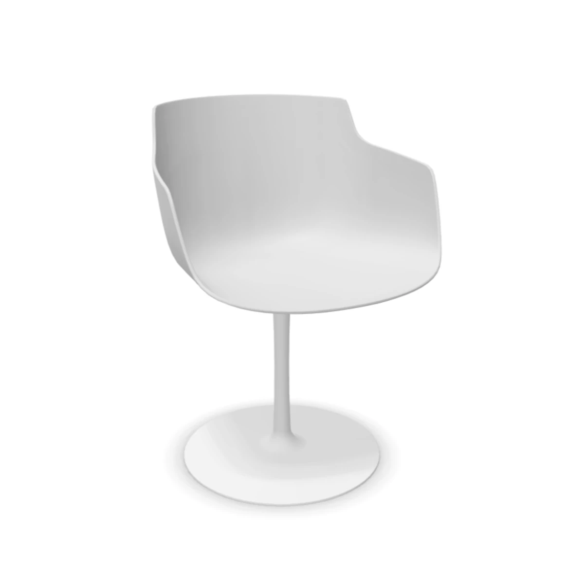 MDF Italia Flow Slim Armchair - Søjleben