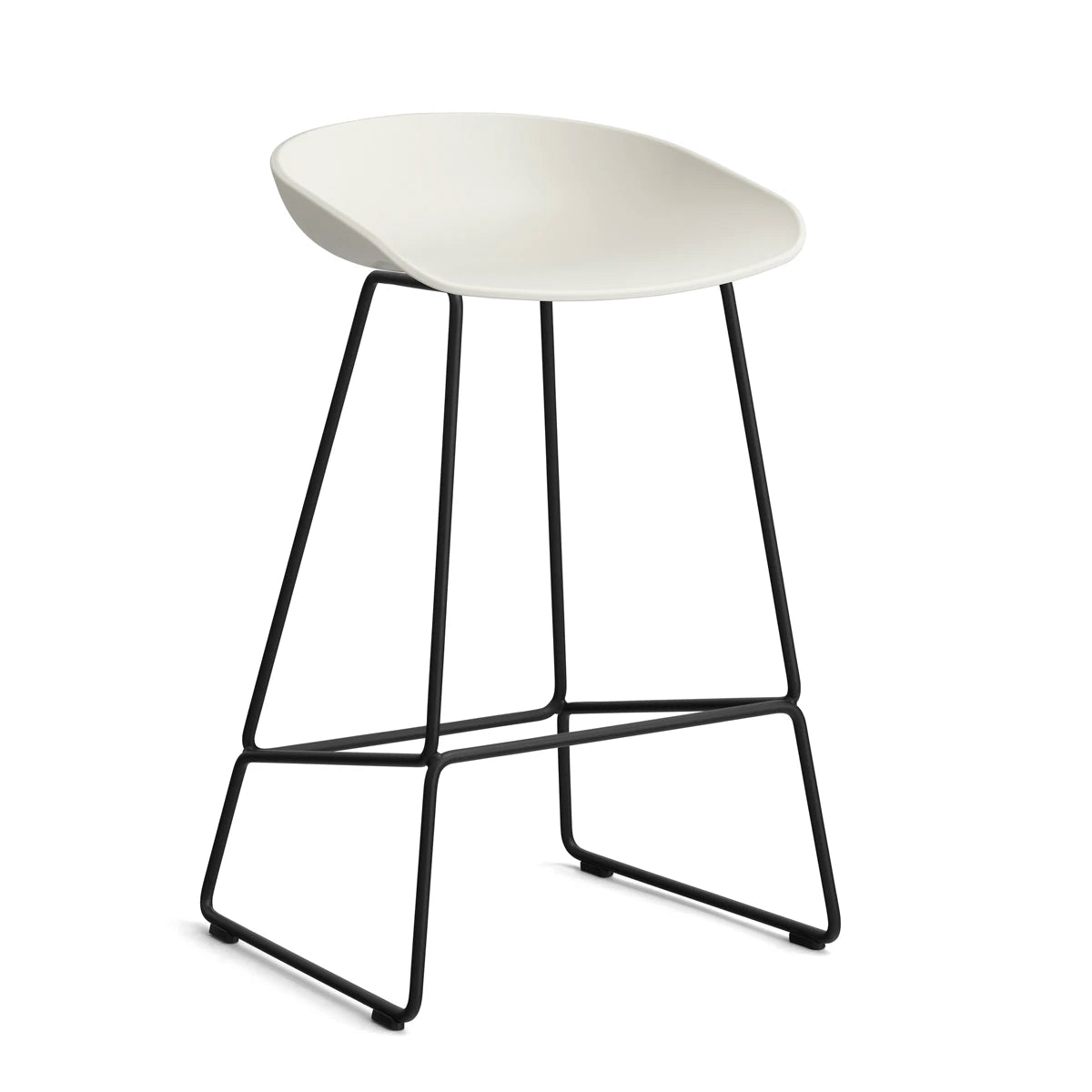 HAY About a Stool - AAS 38 Barstol - Sort Stål - H:65cm