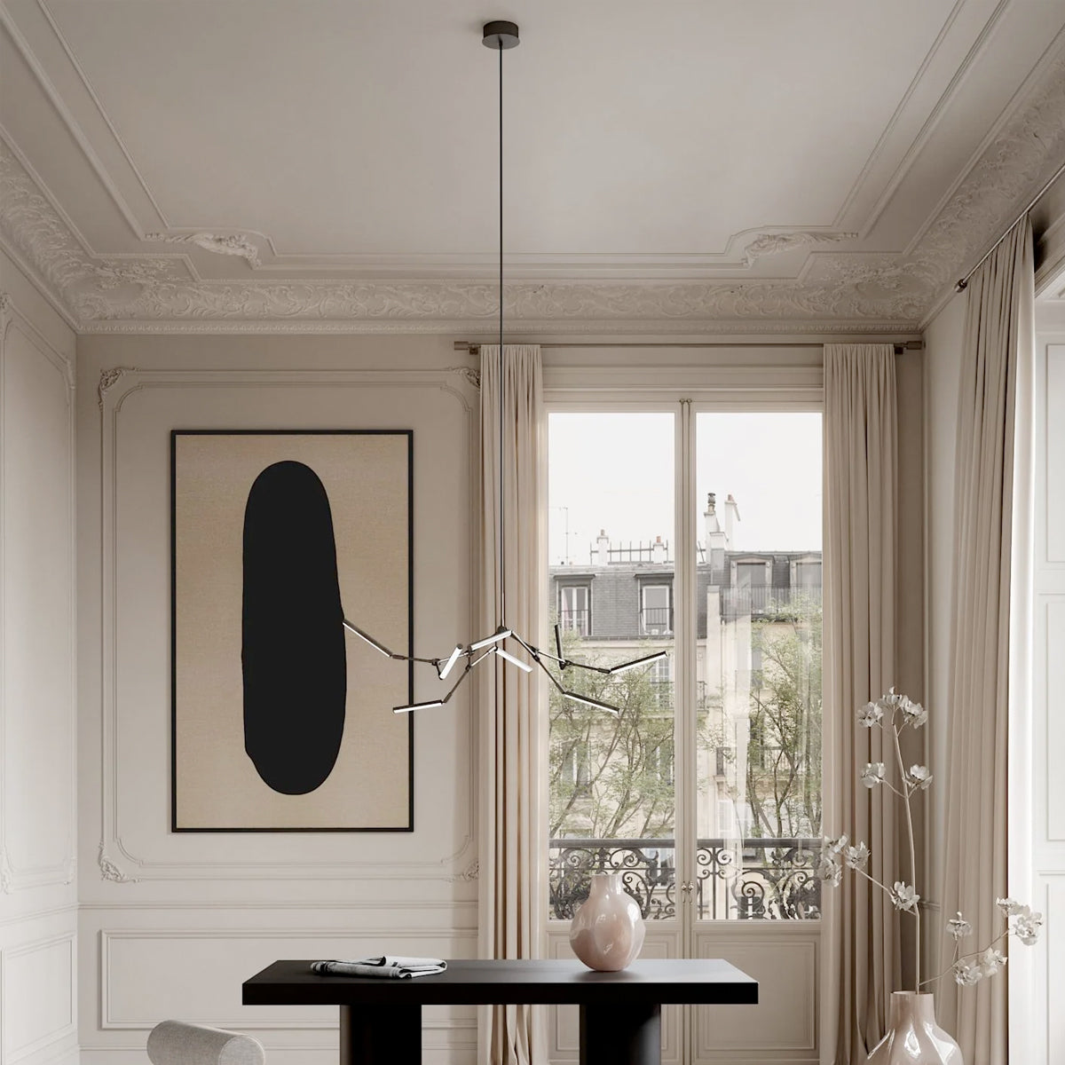 101 CPH Stick Chandelier - Mini - Bronze