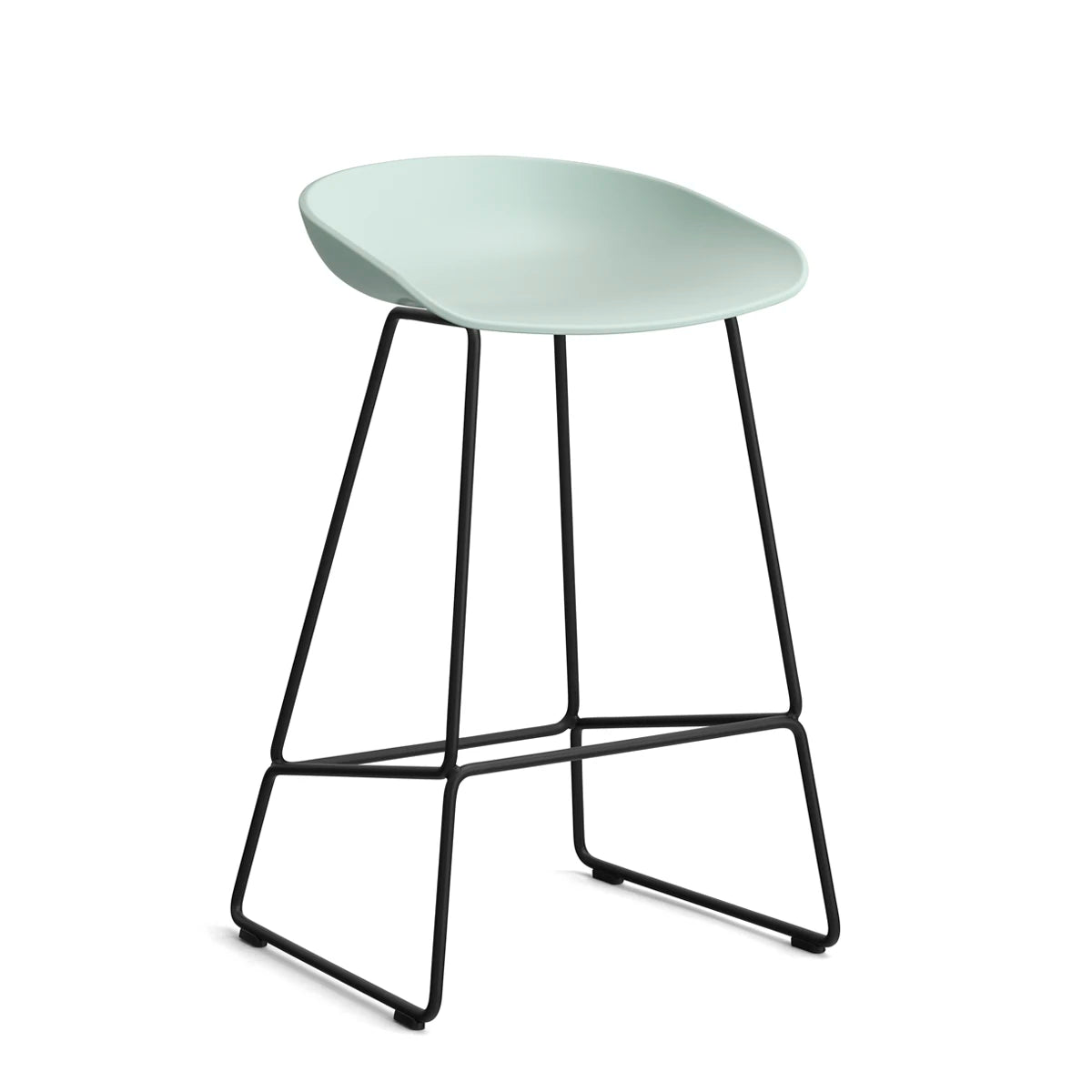 HAY About a Stool - AAS 38 Barstol - Sort Stål - H:65cm