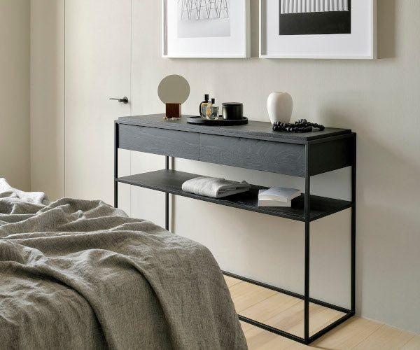 Ethnicraft Monolit konsol - black oak
