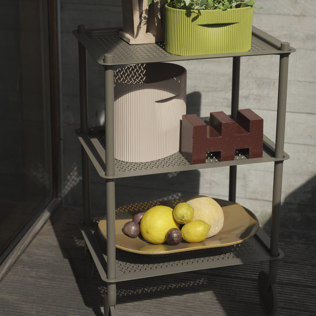 Muuto Flow Trolley - 3 lag - Taupe