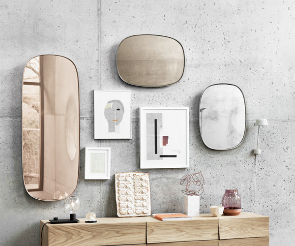 Muuto Framed Mirror - Spejl - Lille - Dark Green Clear