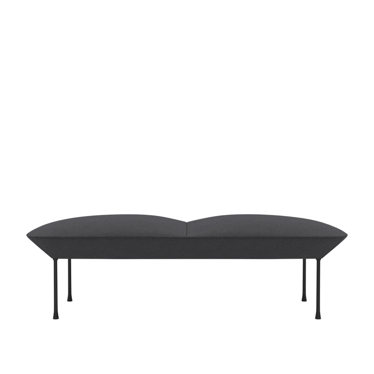 Muuto Oslo Bænk - Ocean 601/Black
